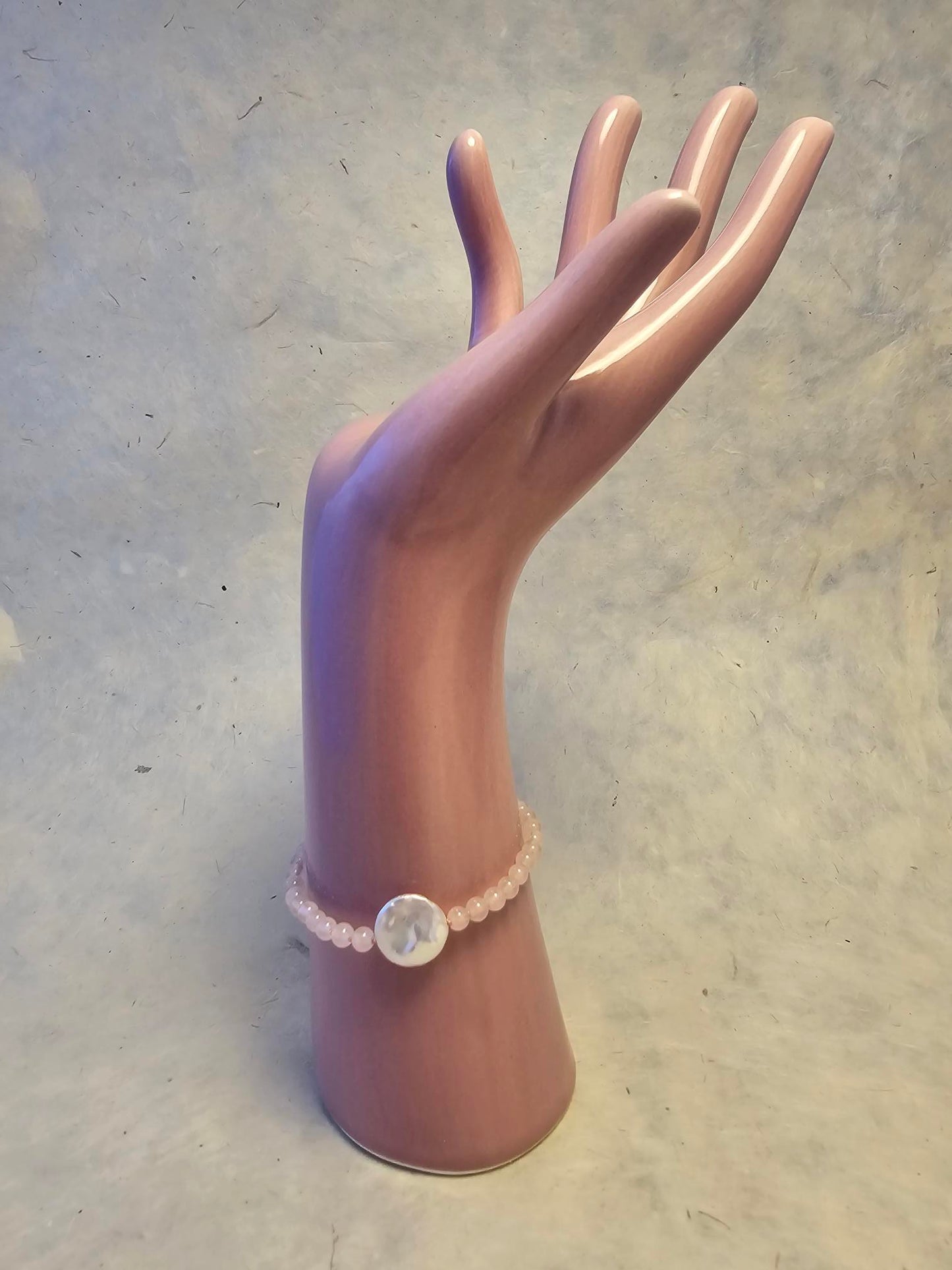Spare Change Bracelet - Rose Quartz