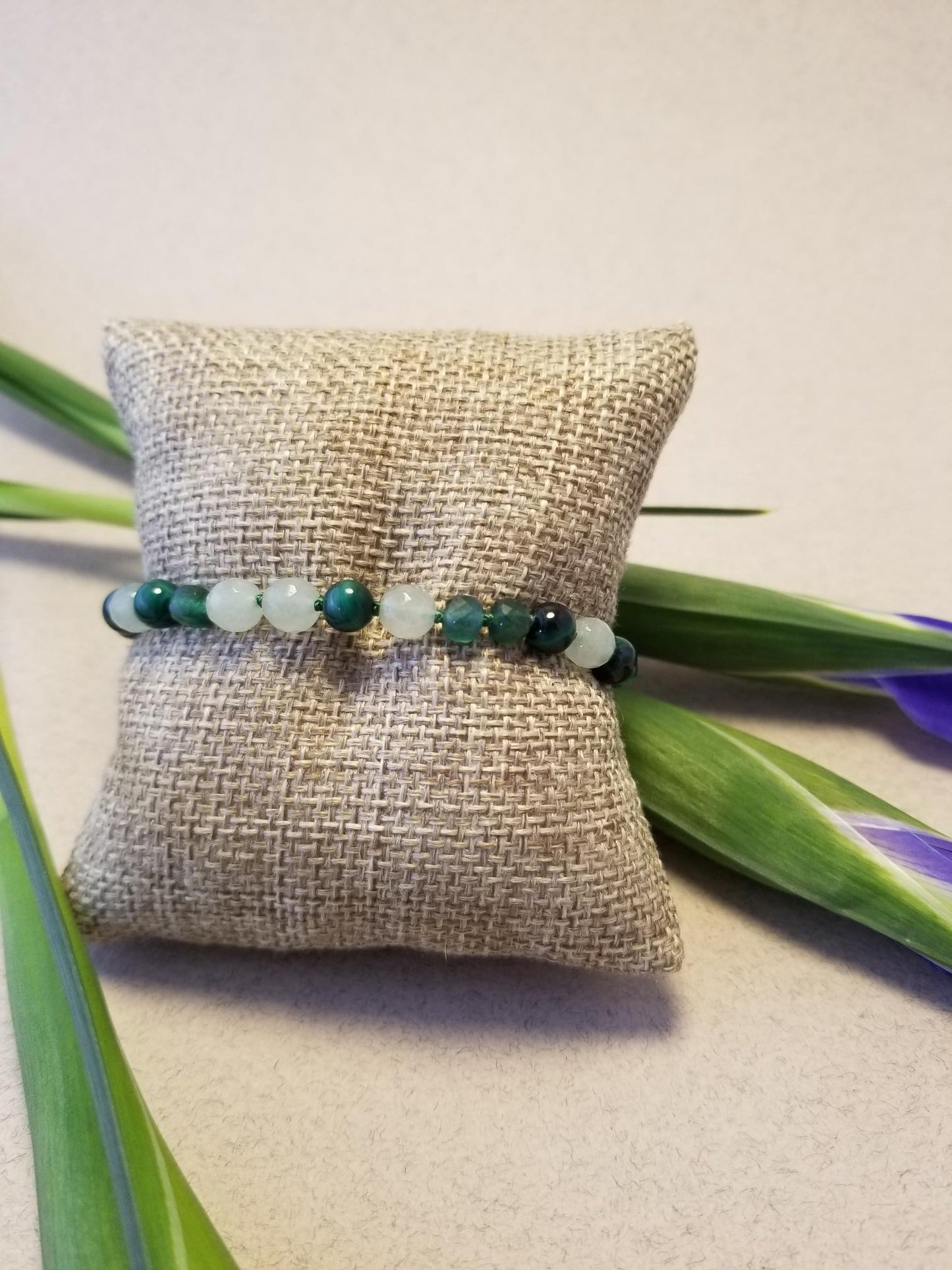 Sown Bracelet in Green
