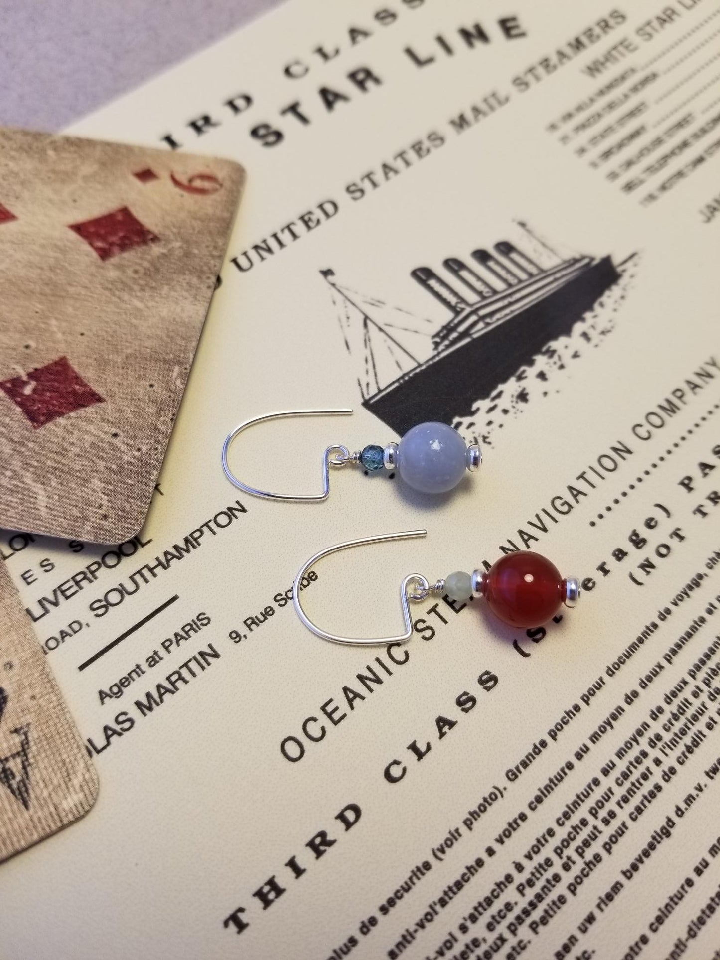 Colour of Film #3: Titanic - Large Earrings