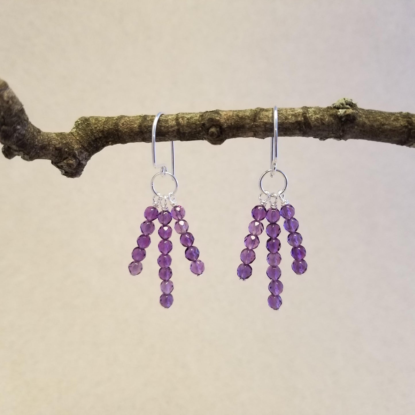 Amethyst Chandelier Earrings