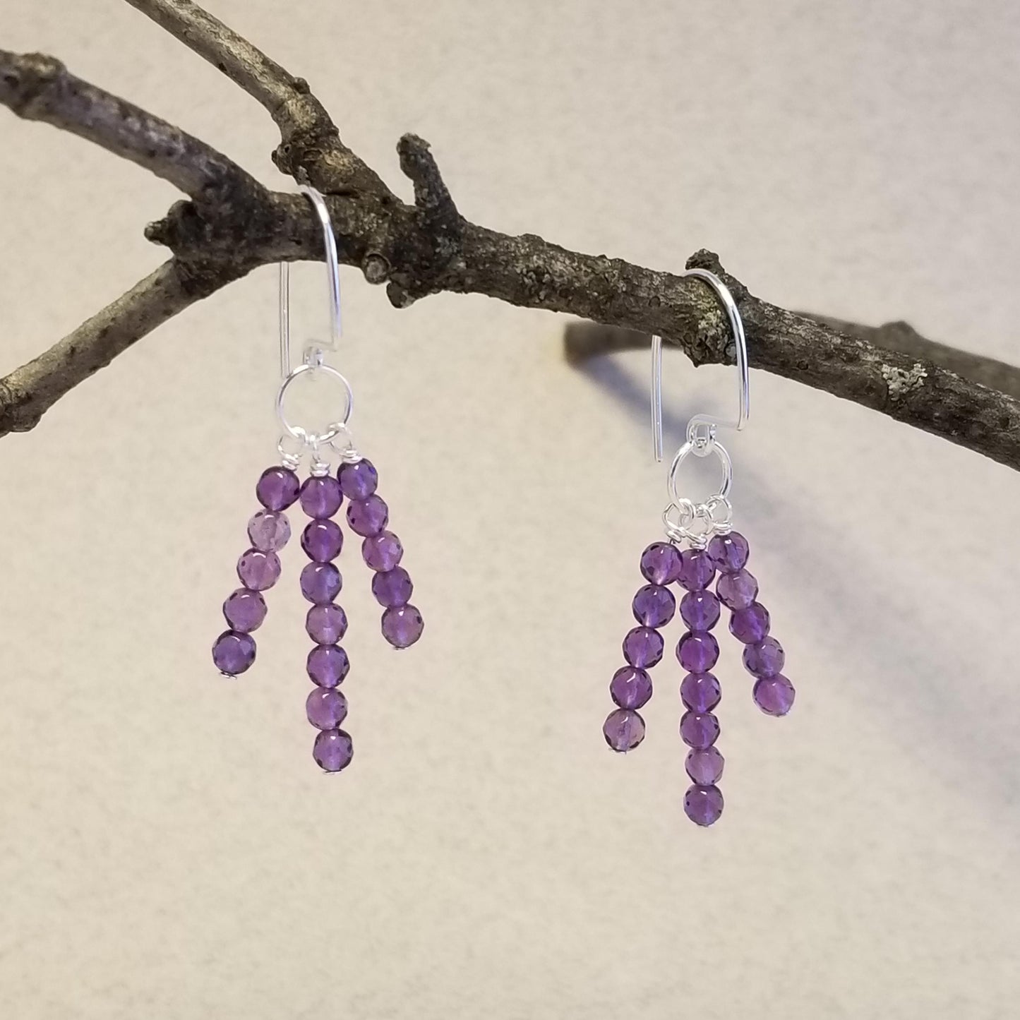 Amethyst Chandelier Earrings