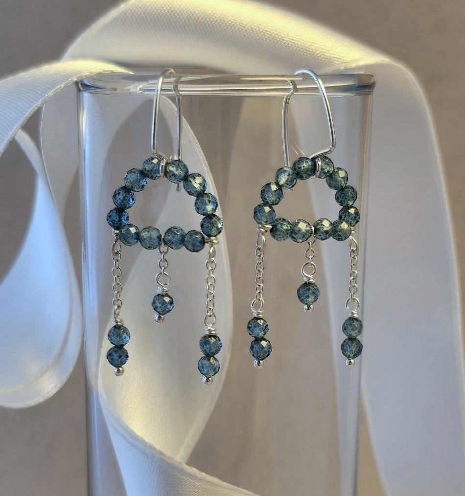 London Blue Topaz Cloud Earrings