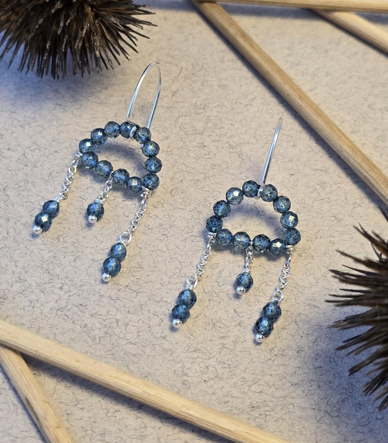 London Blue Topaz Cloud Earrings