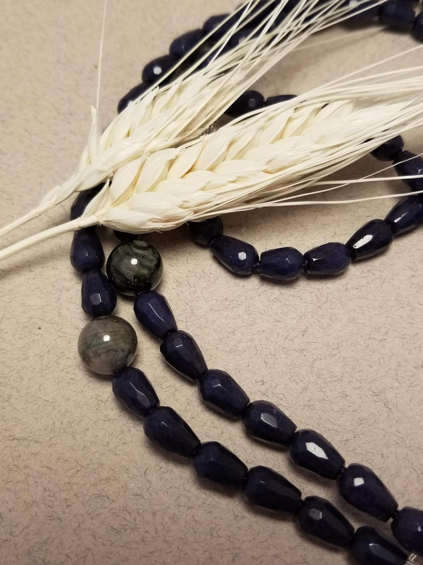 Candy Jade Necklace with Tourmaline Accents