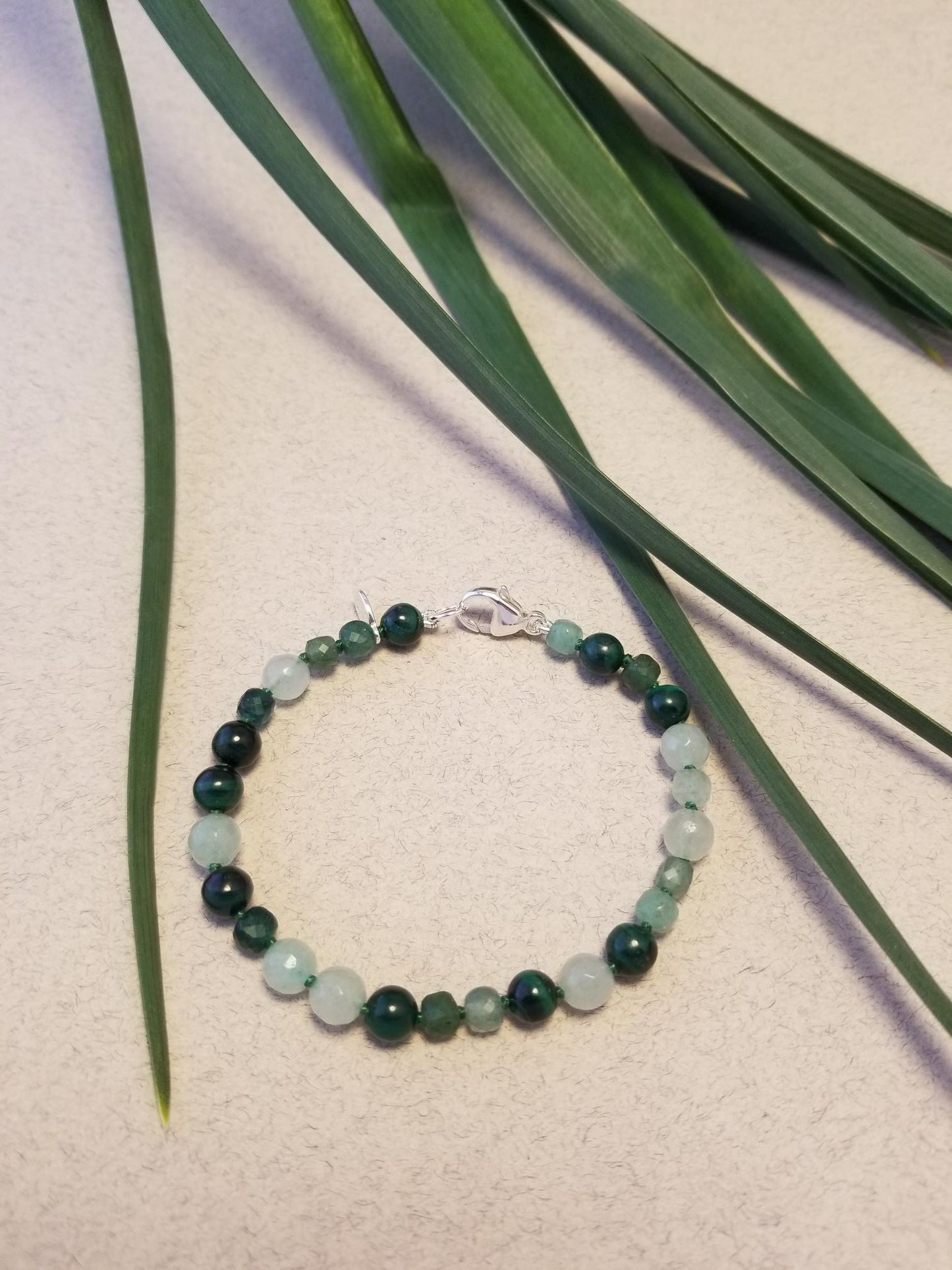 Sown Bracelet in Green