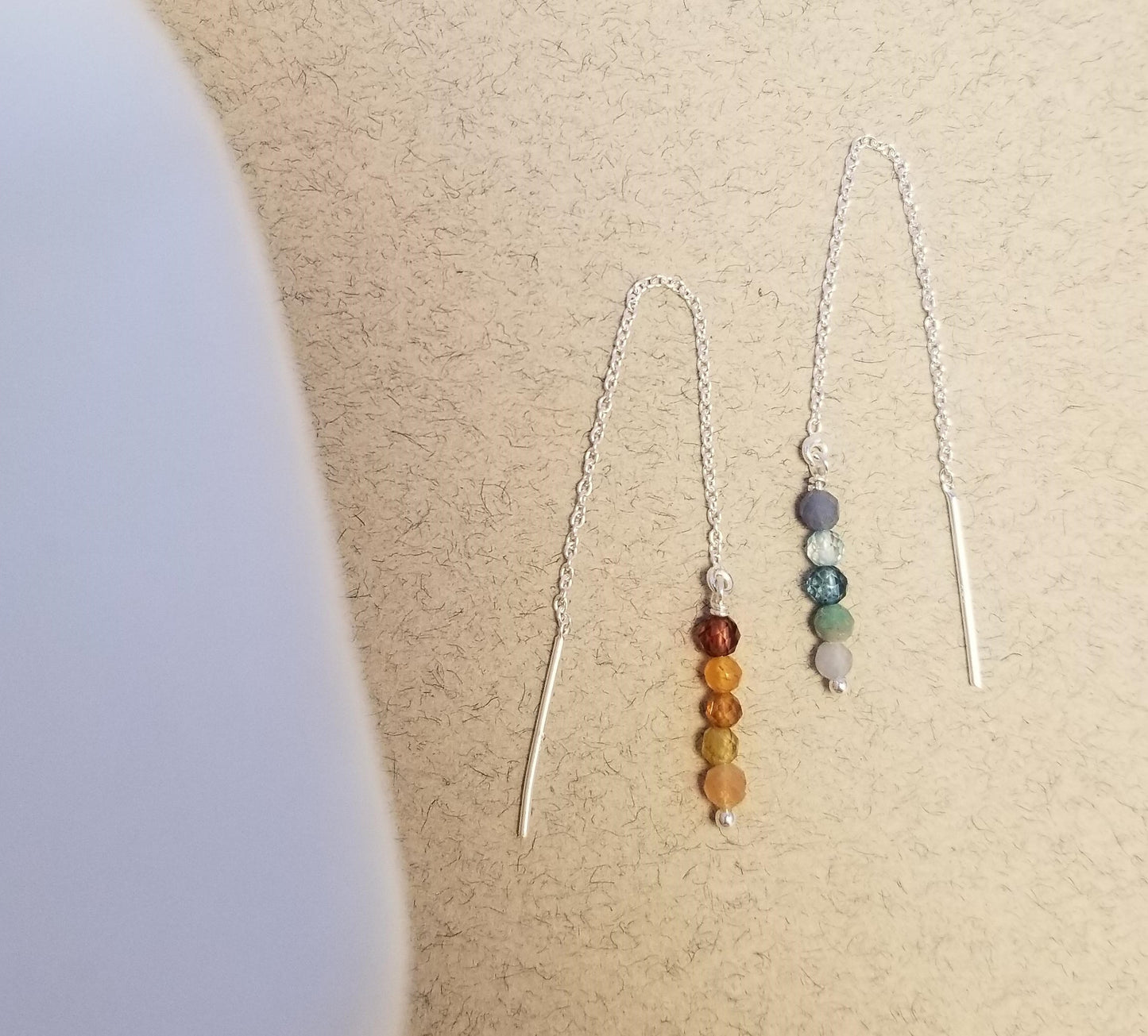 Colour of Film #3: Titanic - Palette Chain Earrings