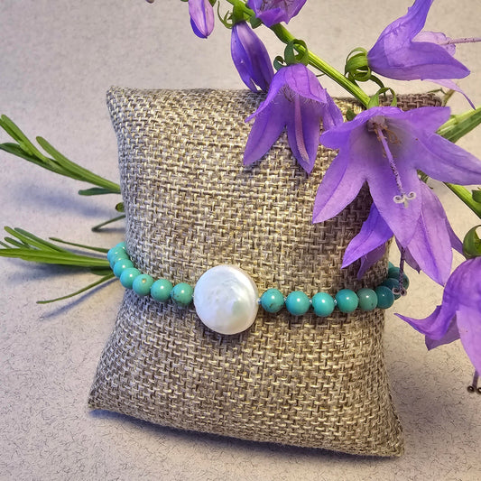 Spare Change Bracelet - Turquoise