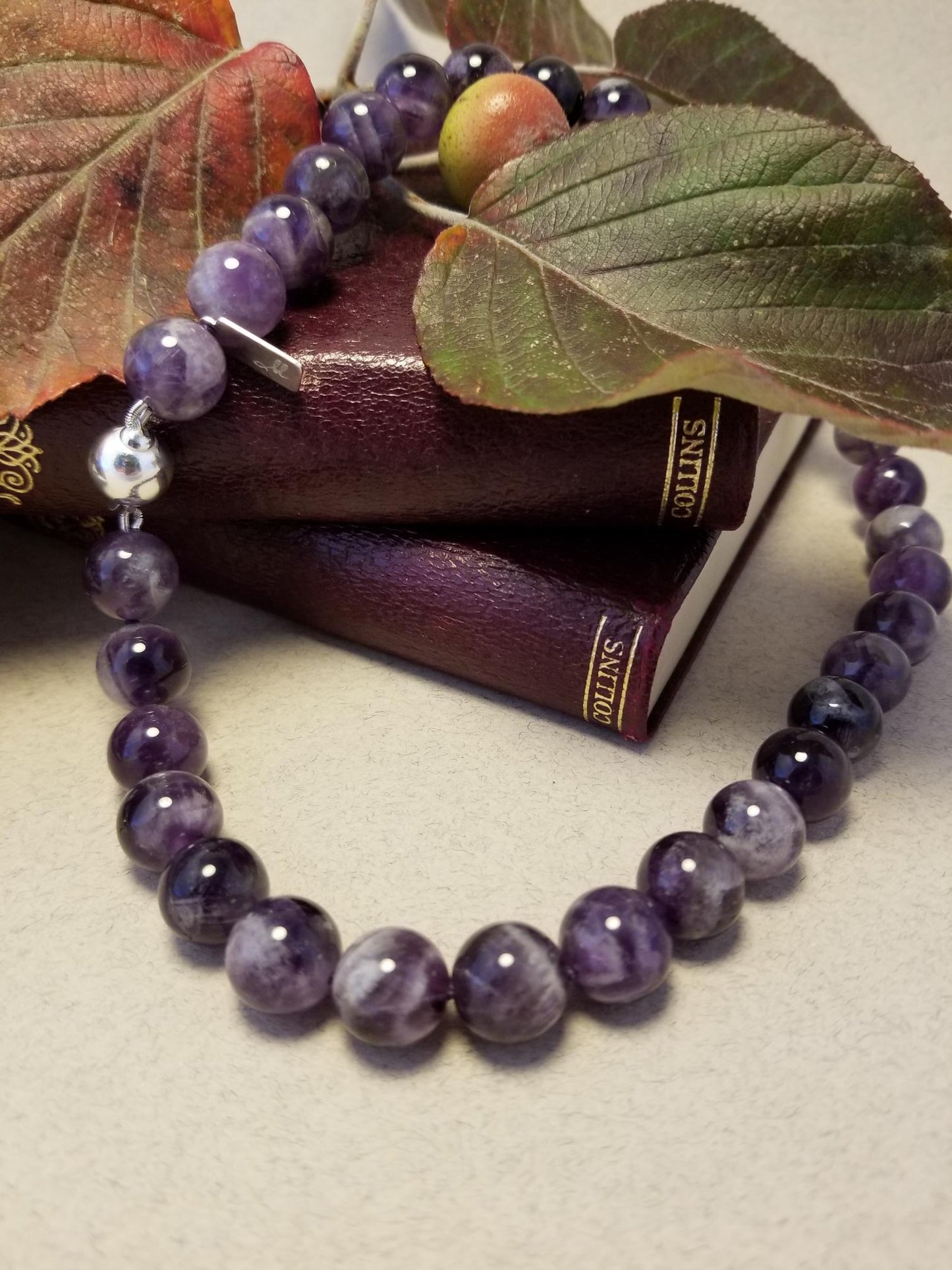 Banded Amethyst Necklace