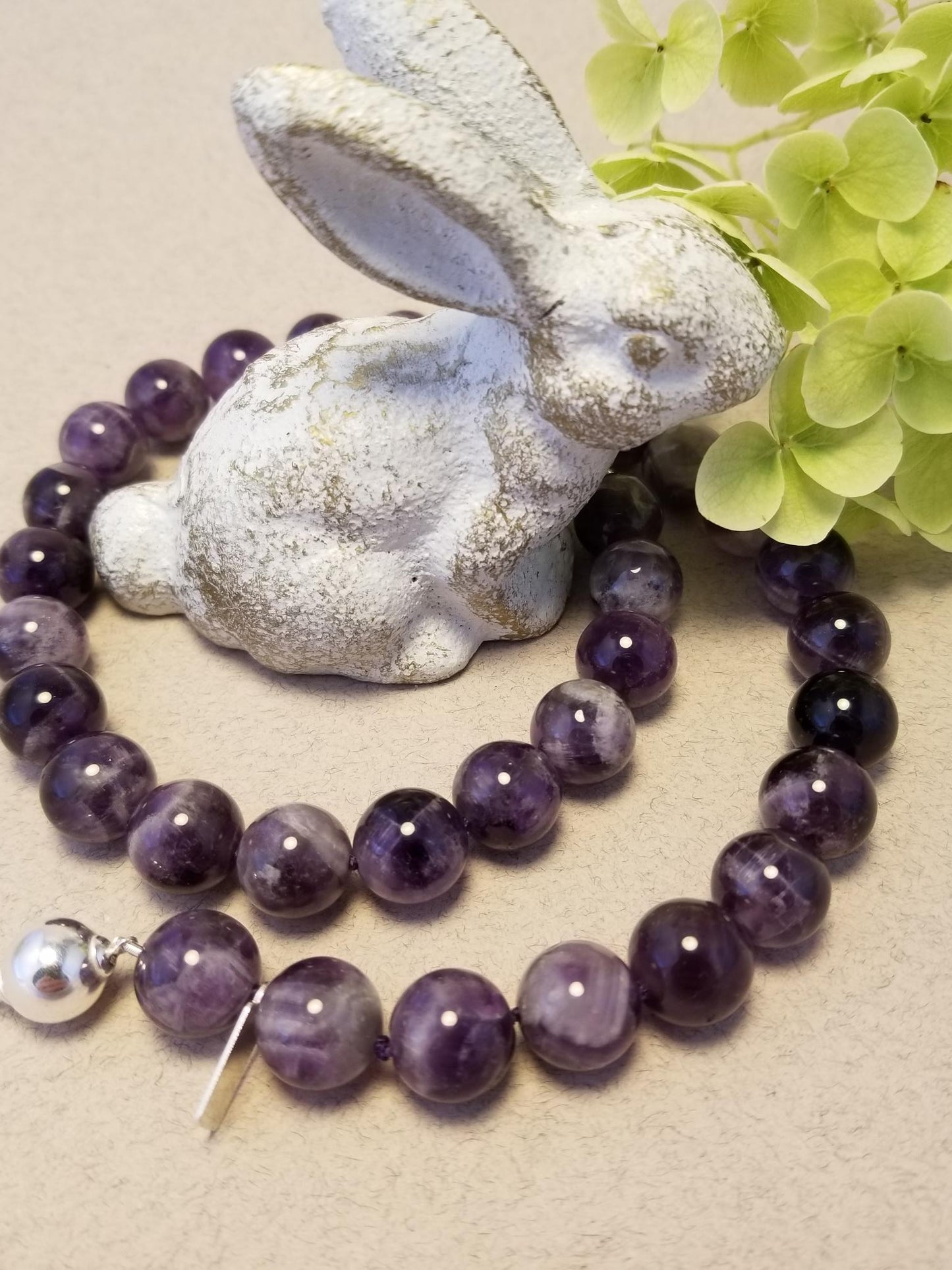 Banded Amethyst Necklace