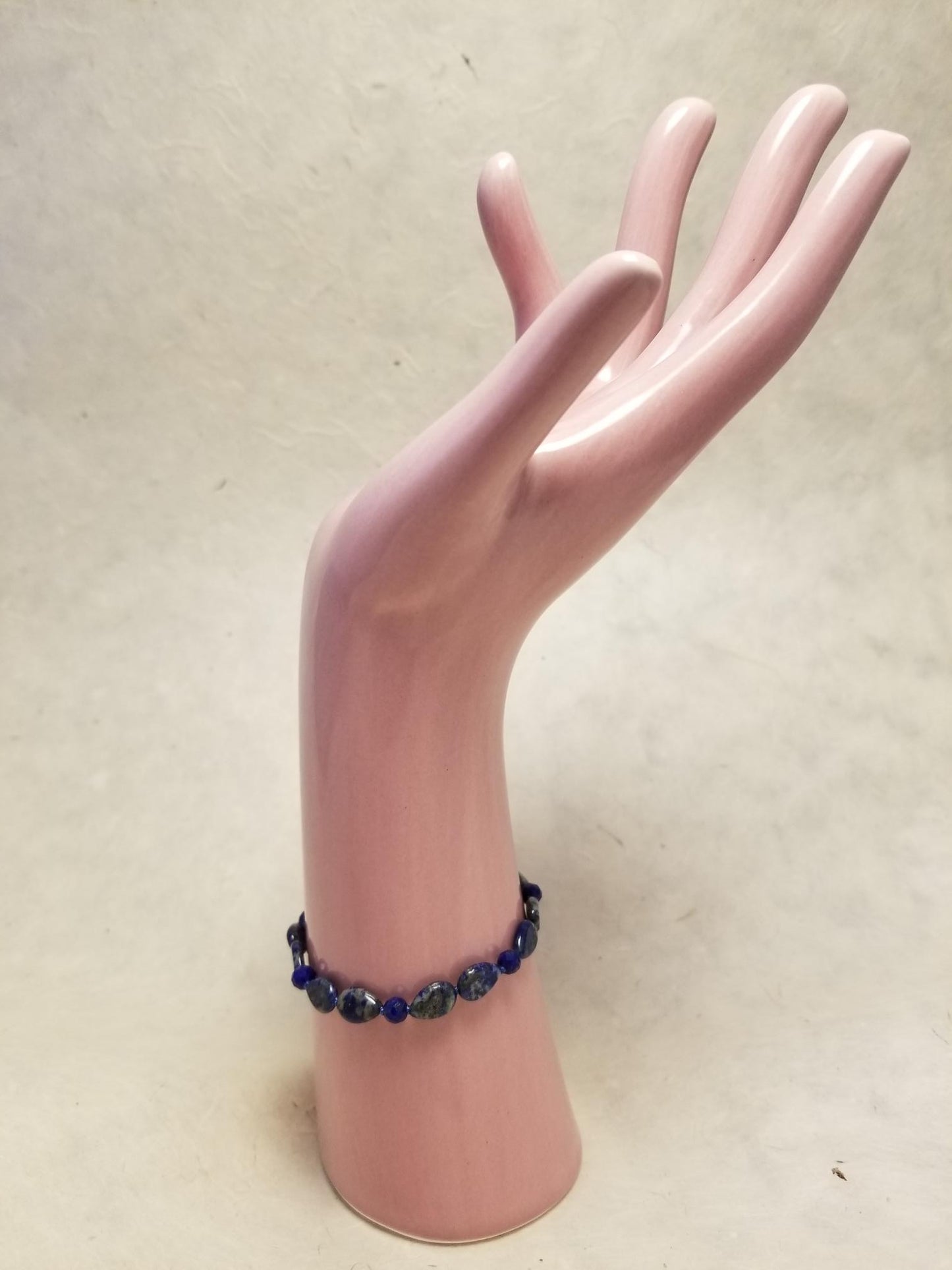 A Bracelet of Mini Bows in Lapis