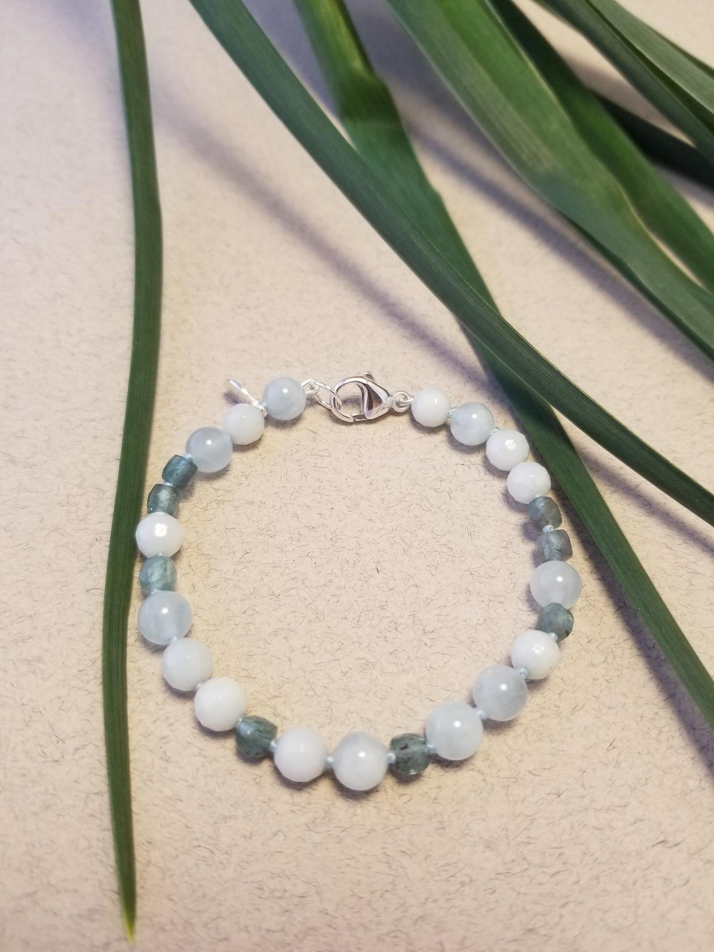 Sown Bracelet in Blue