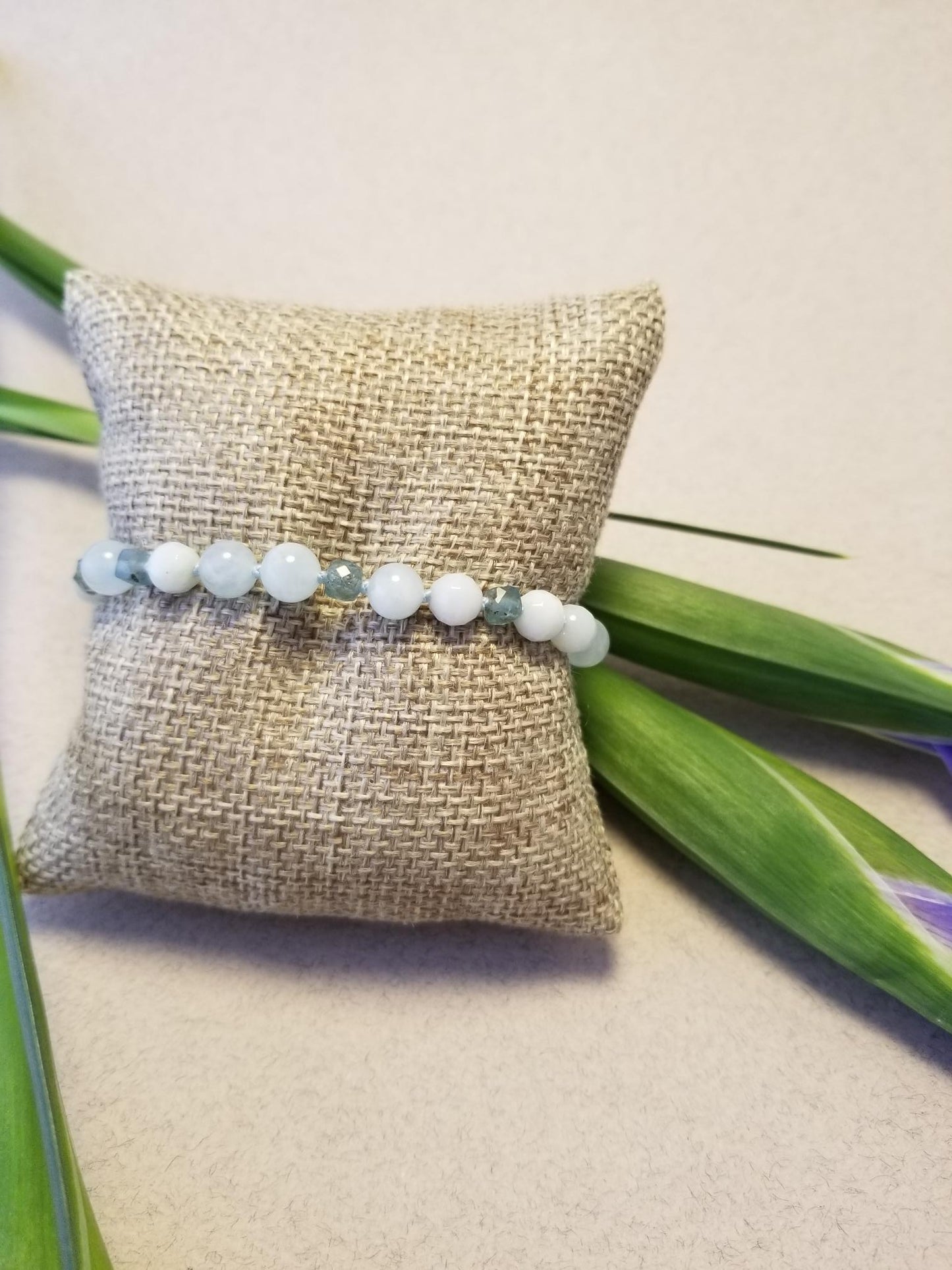 Sown Bracelet in Blue