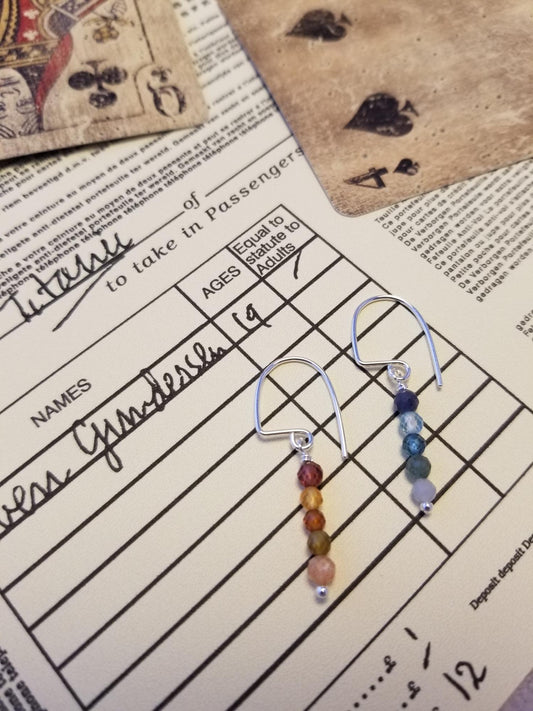 Colour of Film #3: Titanic - Palette Hook Earrings