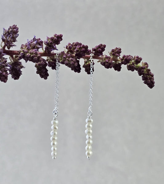 Freshwater Pearl Threader Earrings
