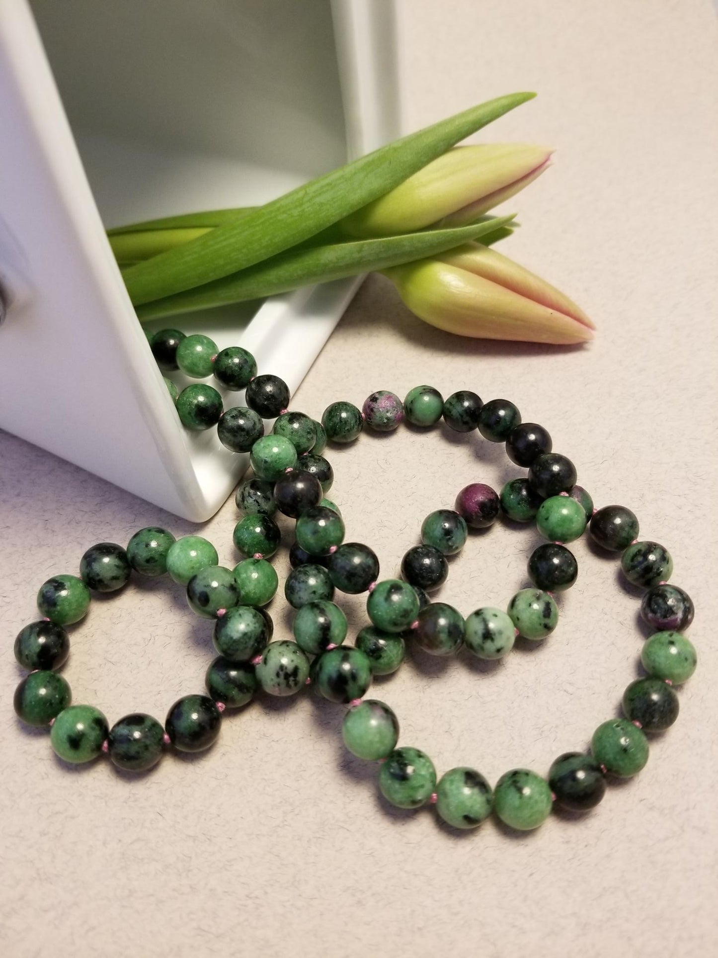 Ruby Zoisite Necklace