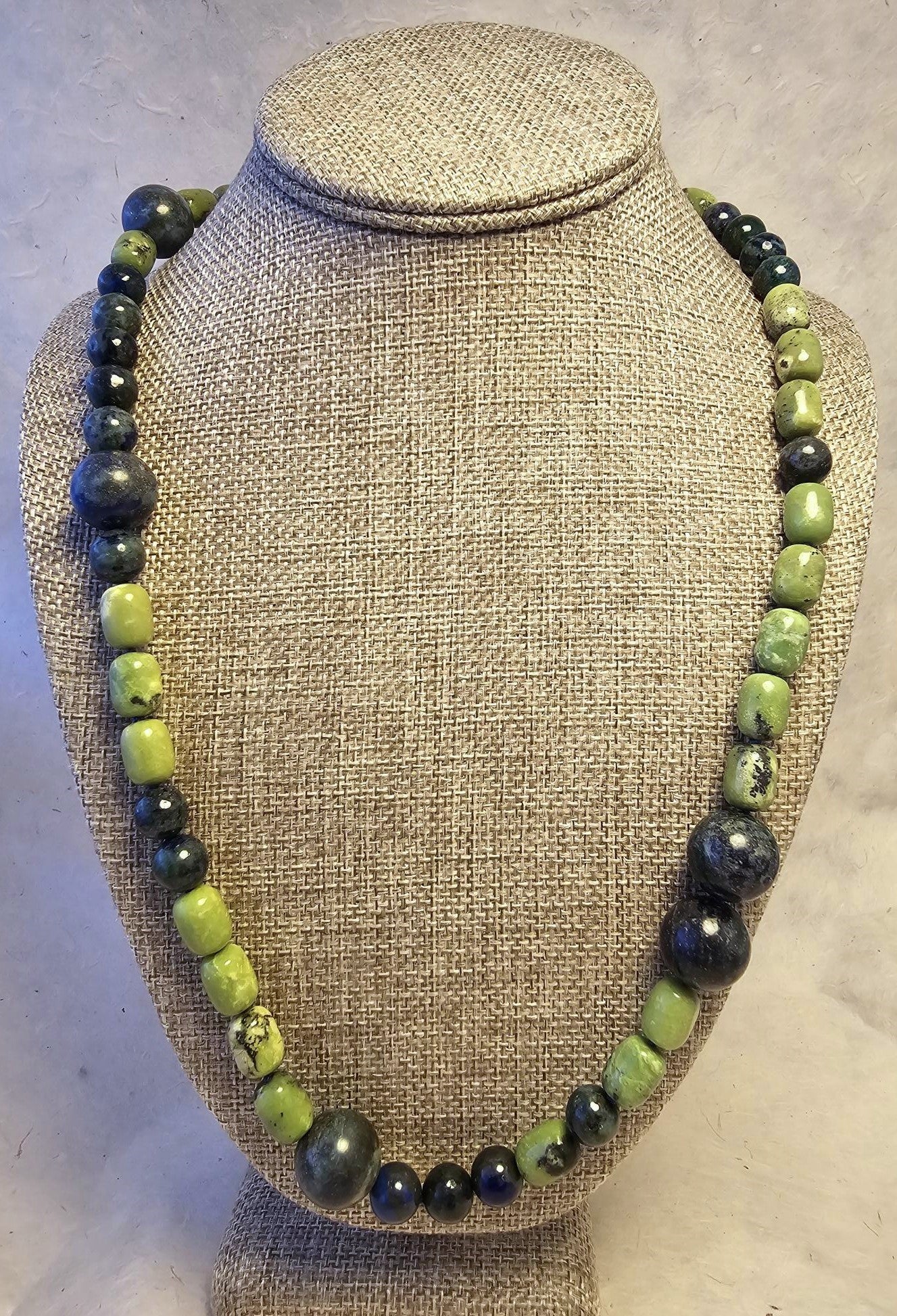 Chrysocolla & Chrysoprase Necklace