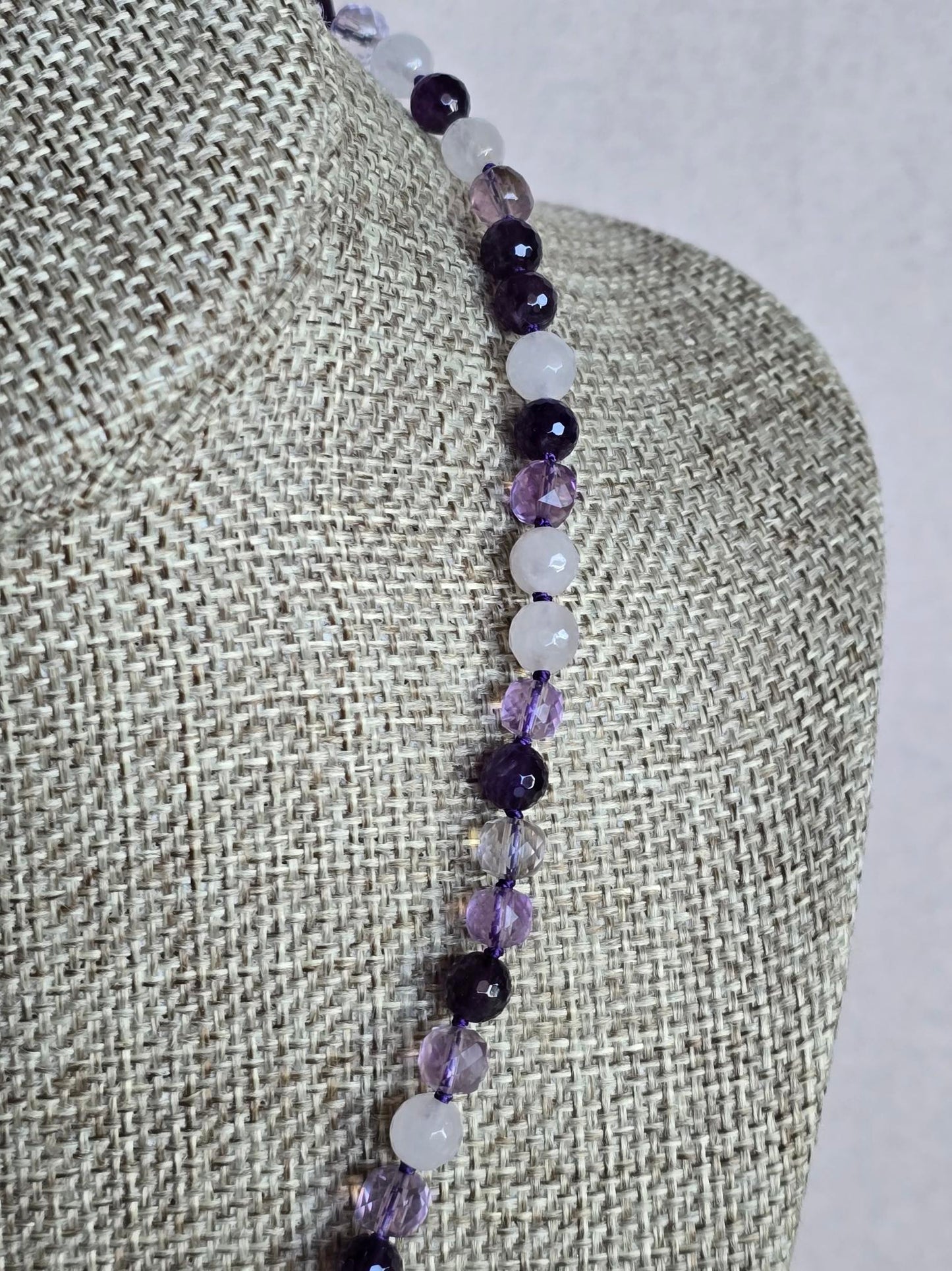 Sown Necklace in Purple