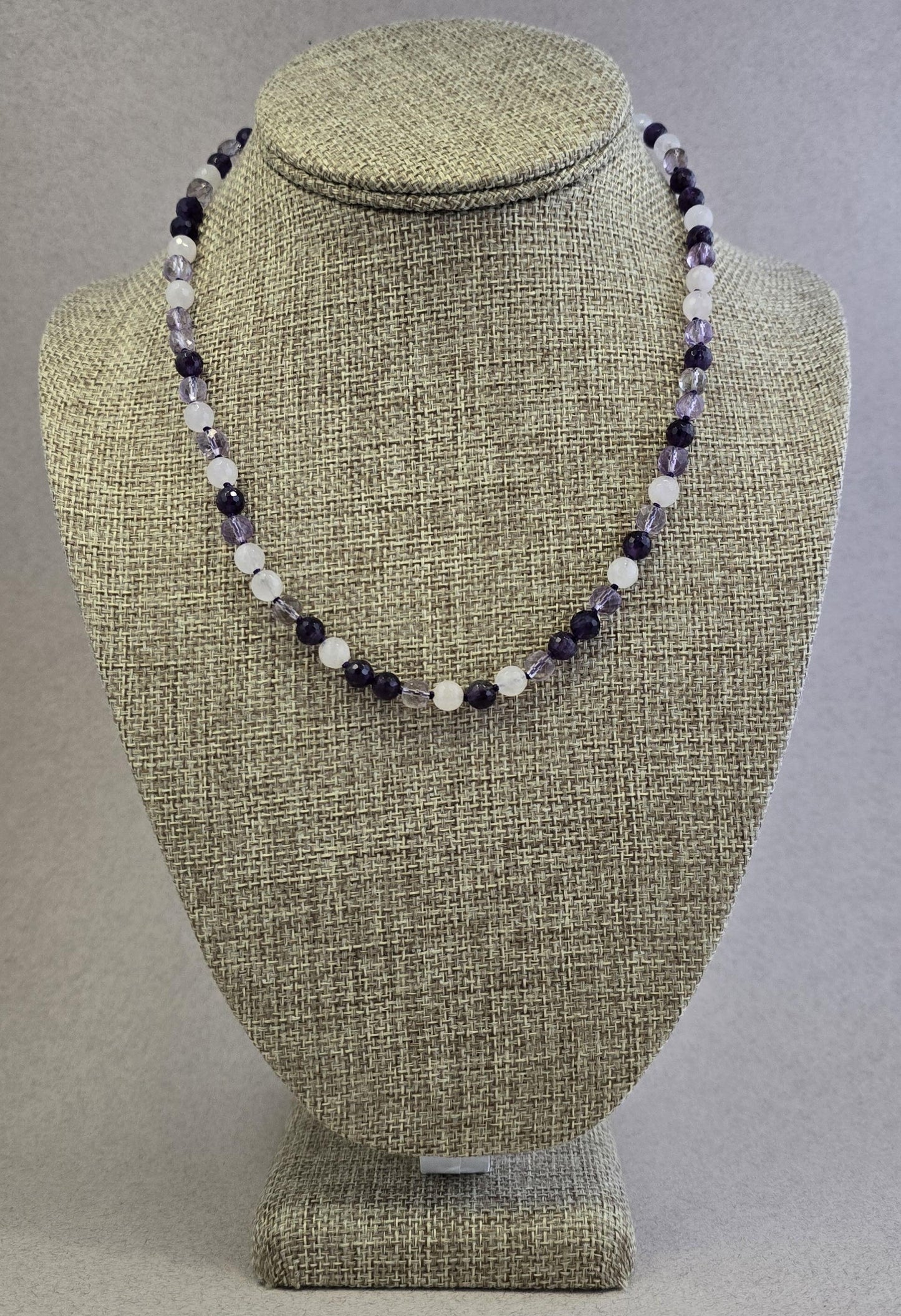 Sown Necklace in Purple