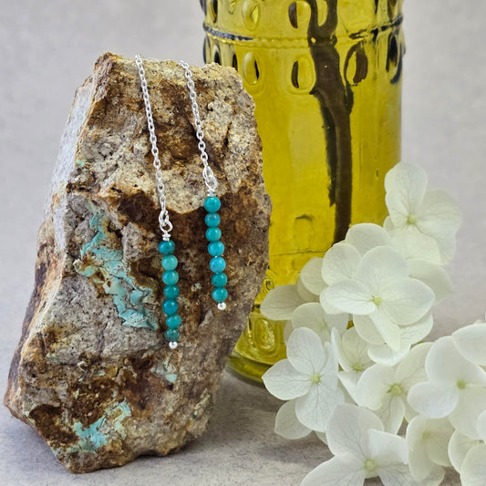 Turquoise Threader Earrings